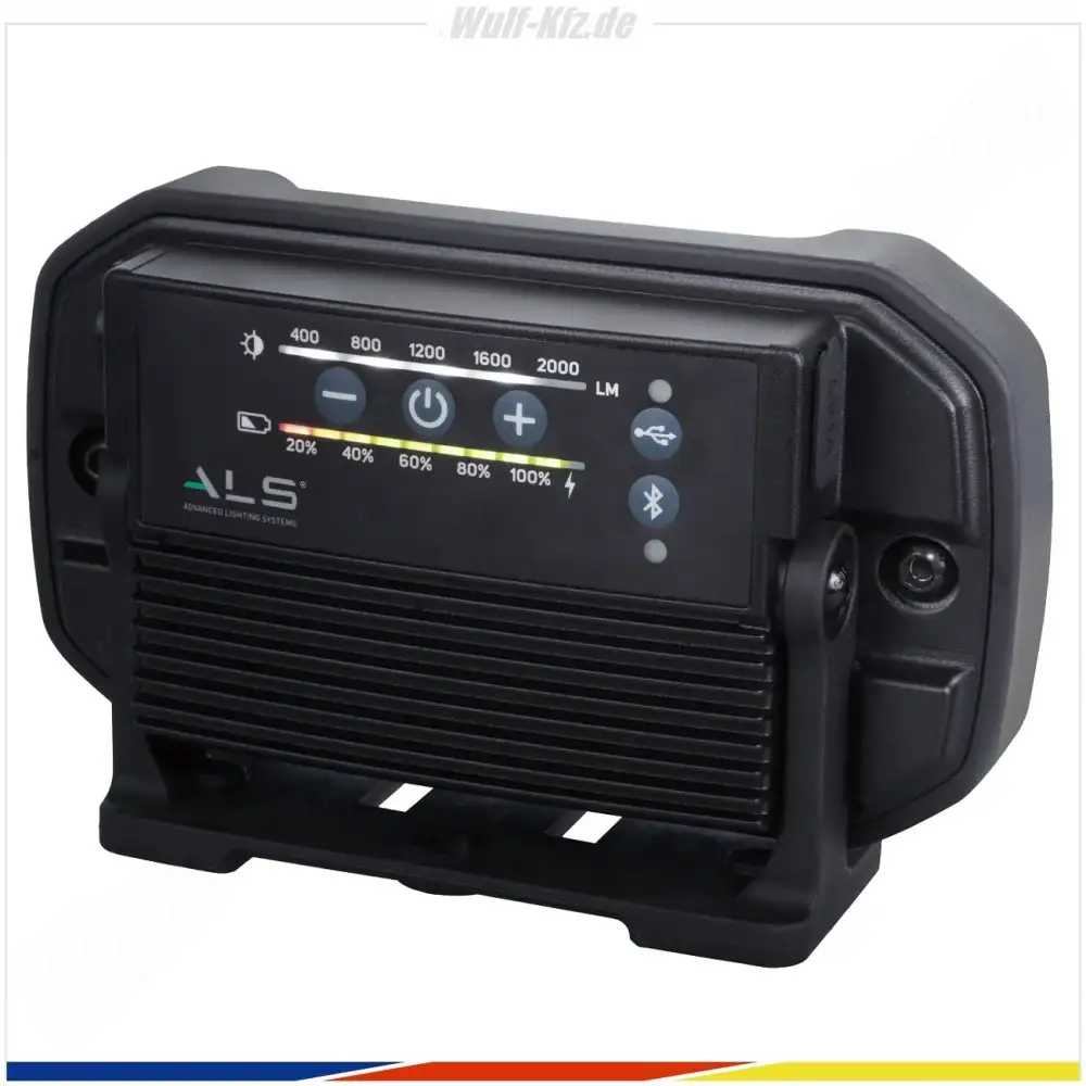 Gebrauchter ALS Werkstattleuchte mit Lautsprecher AUDIO LIGHT AUD202H